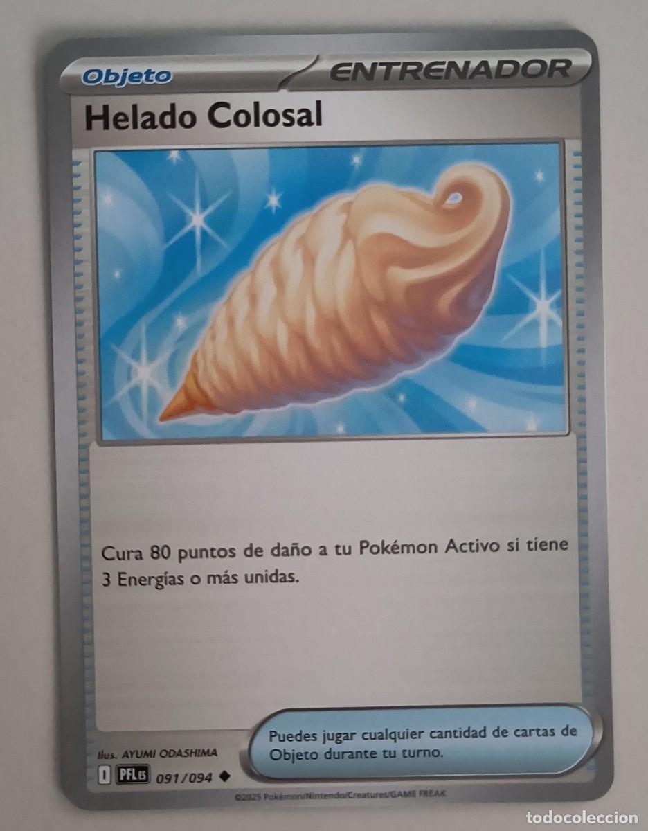 Trading Cards: CARTA POKEMON HELADO COLOSAL 91/94 - ESPA&Ntilde;OL - COLECCION FUEGOS FANTASMALES - TRADING CARDS