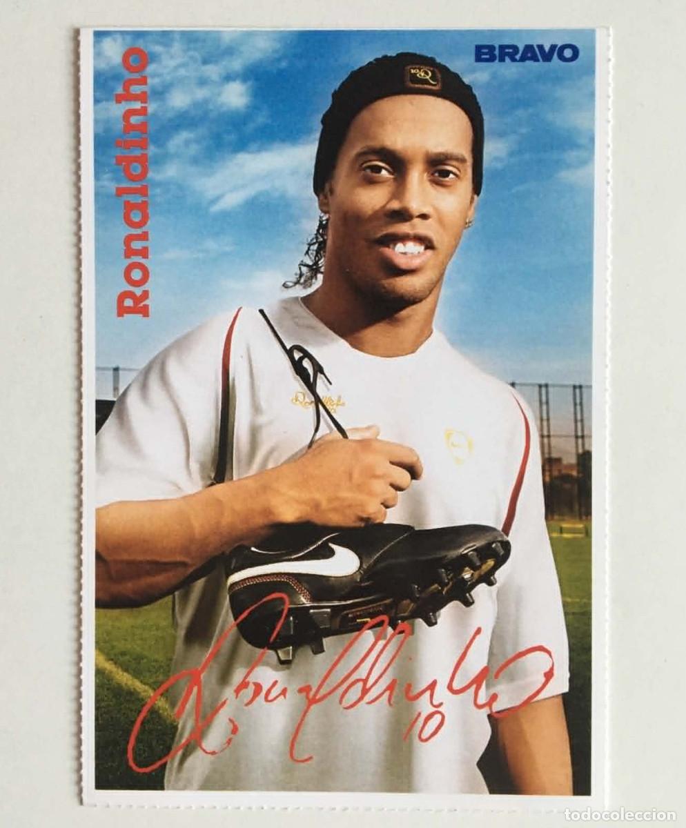 Trading Cards: Ronaldinho FC Barcelona / Jonas Brothers Collectible Card Bravo Germany 2007 Football Music