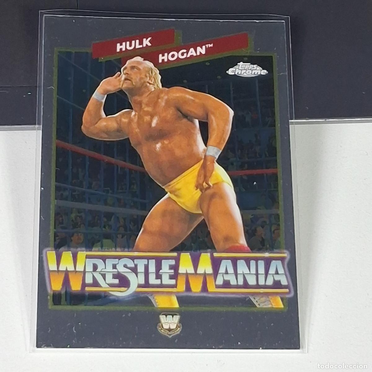 Cartas Colecion&aacute;veis: P1 WMR-15 HULK HOGAN 2026 TOPPS CHROME WWE WRESTLE MANIA HULKSTER