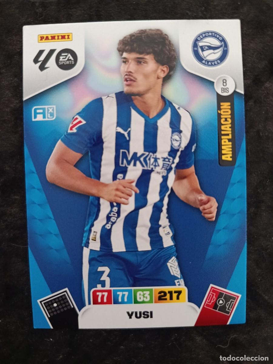 Trading Cards: ADRENALYN XL 2025/26. #8 BIS. YUSI &rdquo;AMPLIACI&Oacute;N&rdquo;. DEPORTIVO ALAVES