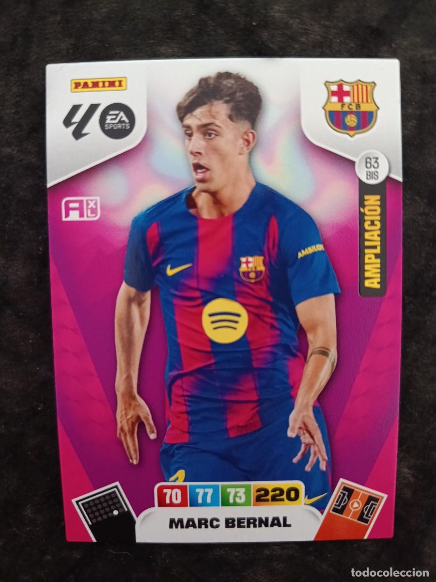 Trading Cards: ADRENALYN XL 2025/26. #63 BIS. MARC BERNAL &rdquo;AMPLIACI&Oacute;N&rdquo;. FC.BARCELONA