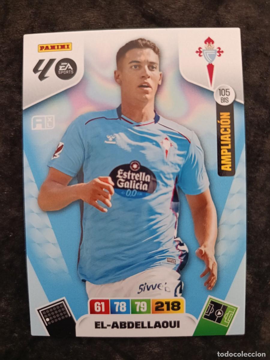 Trading Cards: ADRENALYN XL 2025/26. #105 BIS. EL-ABDELLAOUI &rdquo;AMPLIACI&Oacute;N&rdquo;. CELTA DE VIGO