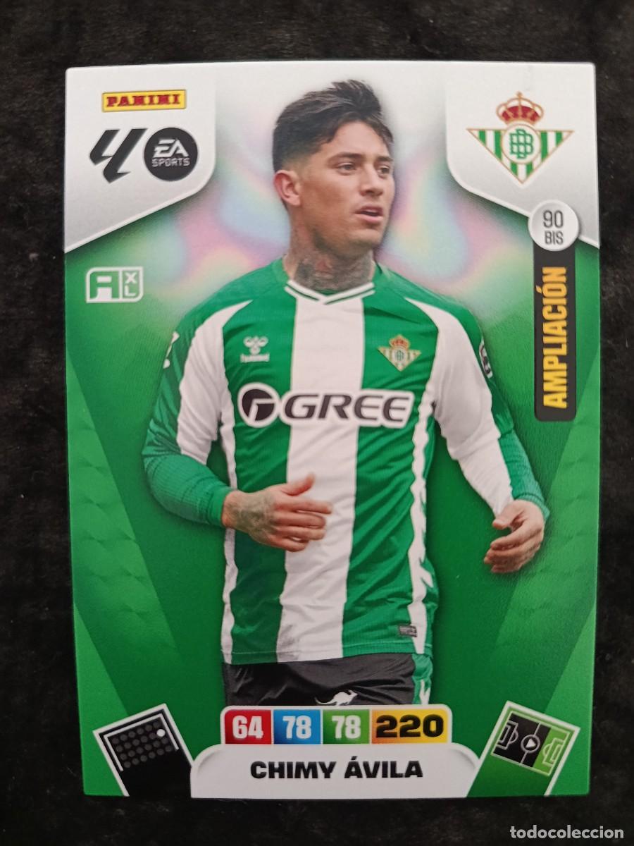 Trading Cards: ADRENALYN XL 2025/26. #90 BIS. CHIMY &Aacute;VILA &rdquo;AMPLIACI&Oacute;N&rdquo;. REAL BETIS BALOMPIE