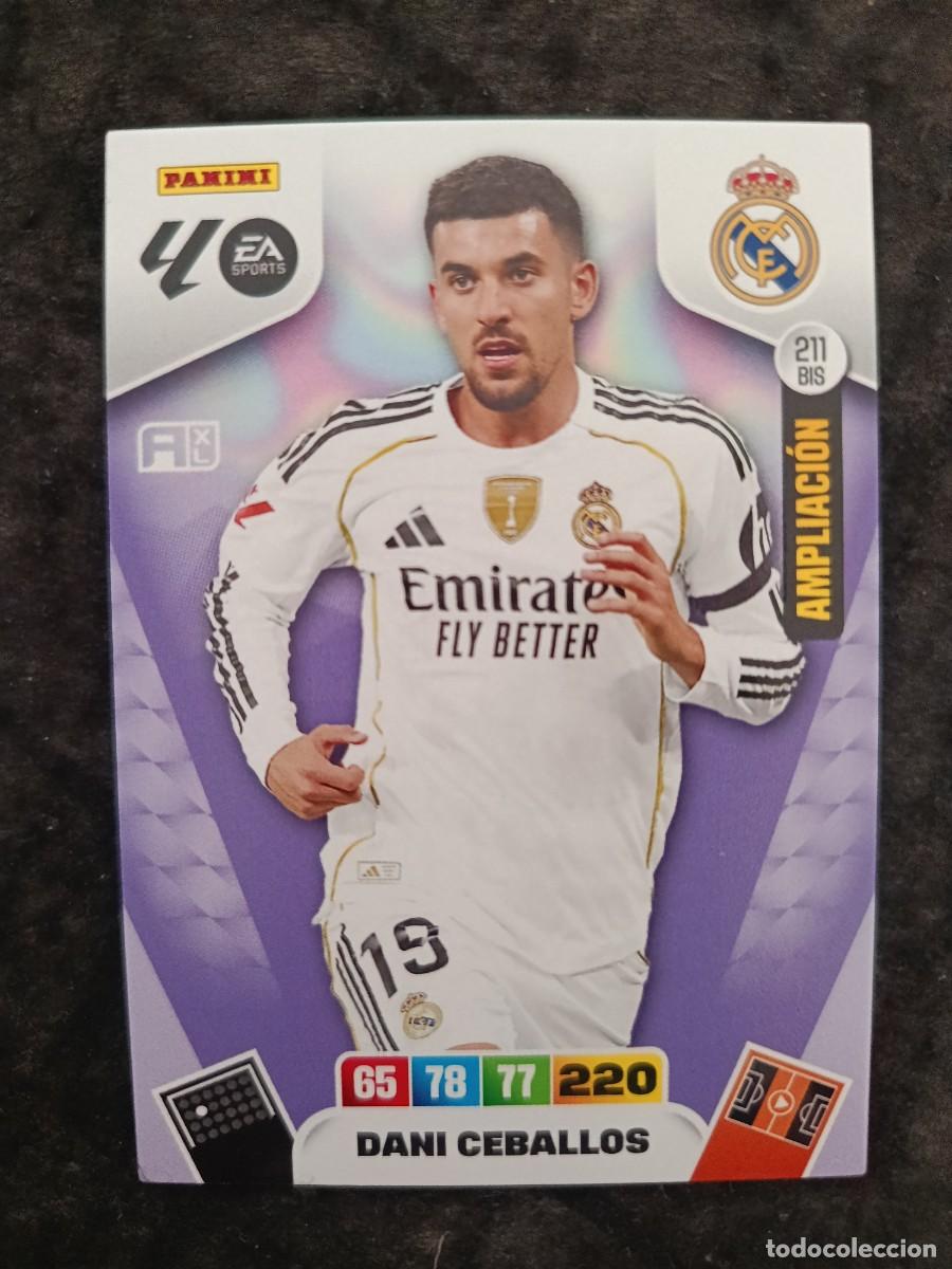 Cartes &agrave; &Eacute;changer: ADRENALYN XL 2025/26. #211 BIS. DANI CEBALLOS &rdquo;AMPLIACI&Oacute;N&rdquo;. R.MADRID