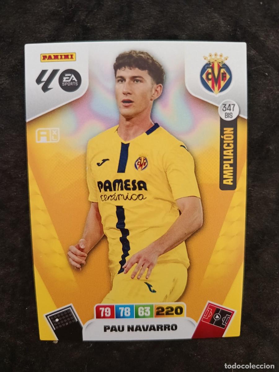 Trading Cards: ADRENALYN XL 2025/26. #347 BIS. PAU NAVARRO &rdquo;AMPLIACI&Oacute;N&rdquo;. VILLARREAL.CF.