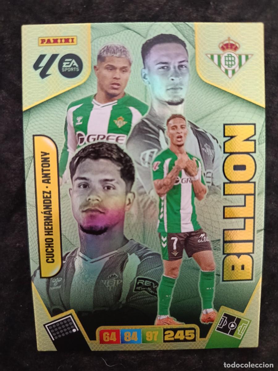 Trading Cards: ADRENALYN XL 2025/26. # &rdquo;BILLION&rdquo; CUCHO HERN&Aacute;NDEZ - ANTONY. R.BETIS