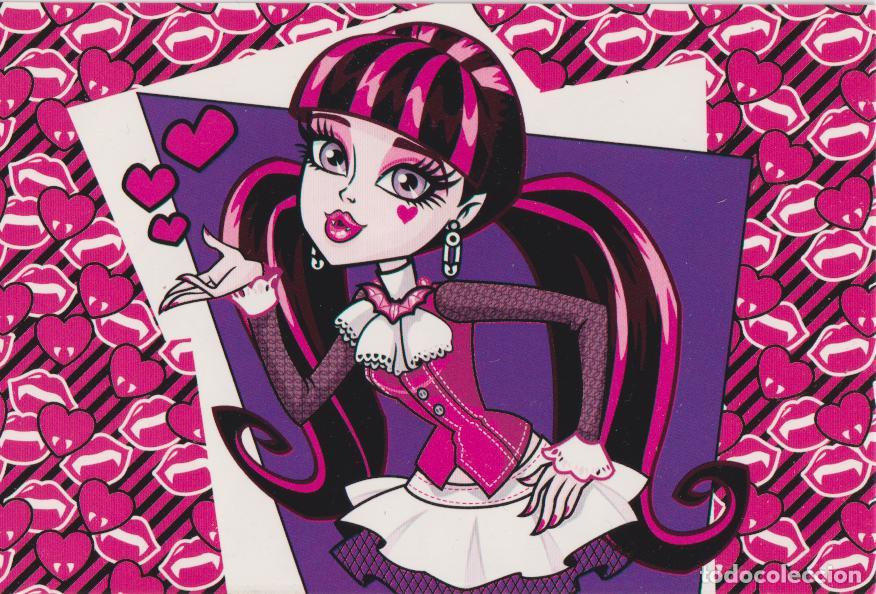 Trading Cards: POSTAL MONSTER HIGH &ndash; PERSONAJE: DRACULAURA - PHOTOCARD N&ordm;24 &ndash; PANINI 2011 - (15X10)