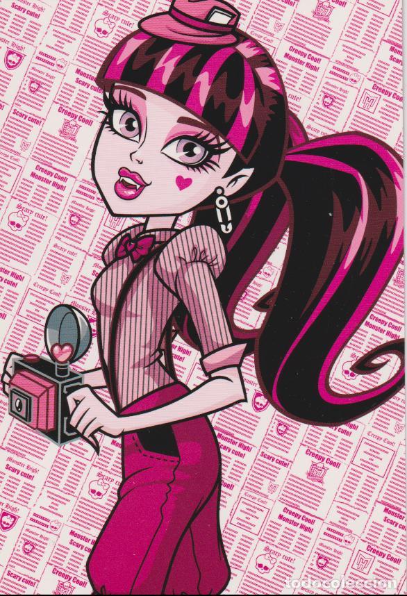 Trading Cards: POSTAL MONSTER HIGH &ndash; PERSONAJE: DRACULAURA - PHOTOCARD N&ordm;26 &ndash; PANINI 2011 - (15X10)