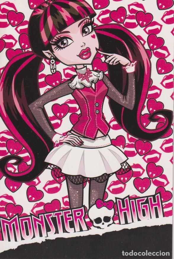 Trading Cards: POSTAL MONSTER HIGH &ndash; PERSONAJE: DRACULAURA - PHOTOCARD N&ordm;21 &ndash; PANINI 2011 - (15X10)