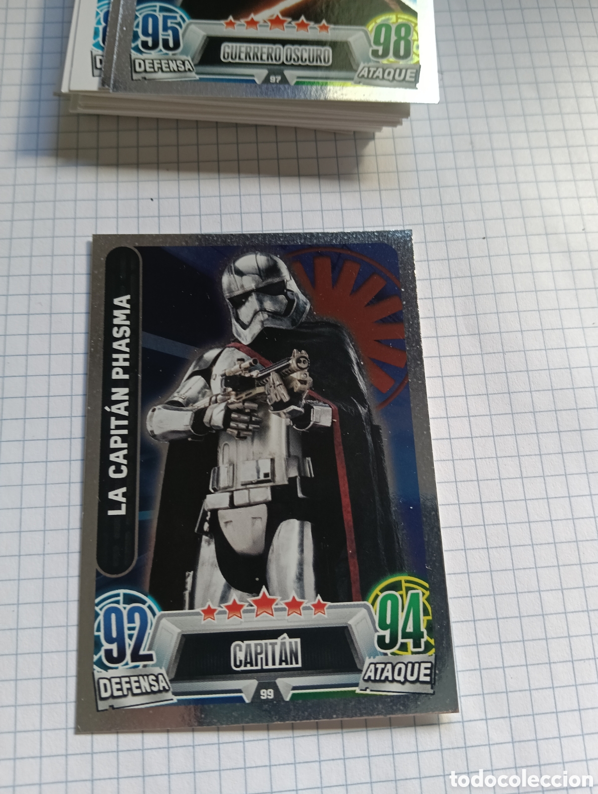 Trading Cards: Carta Stars Wars Force Attax N&deg;99