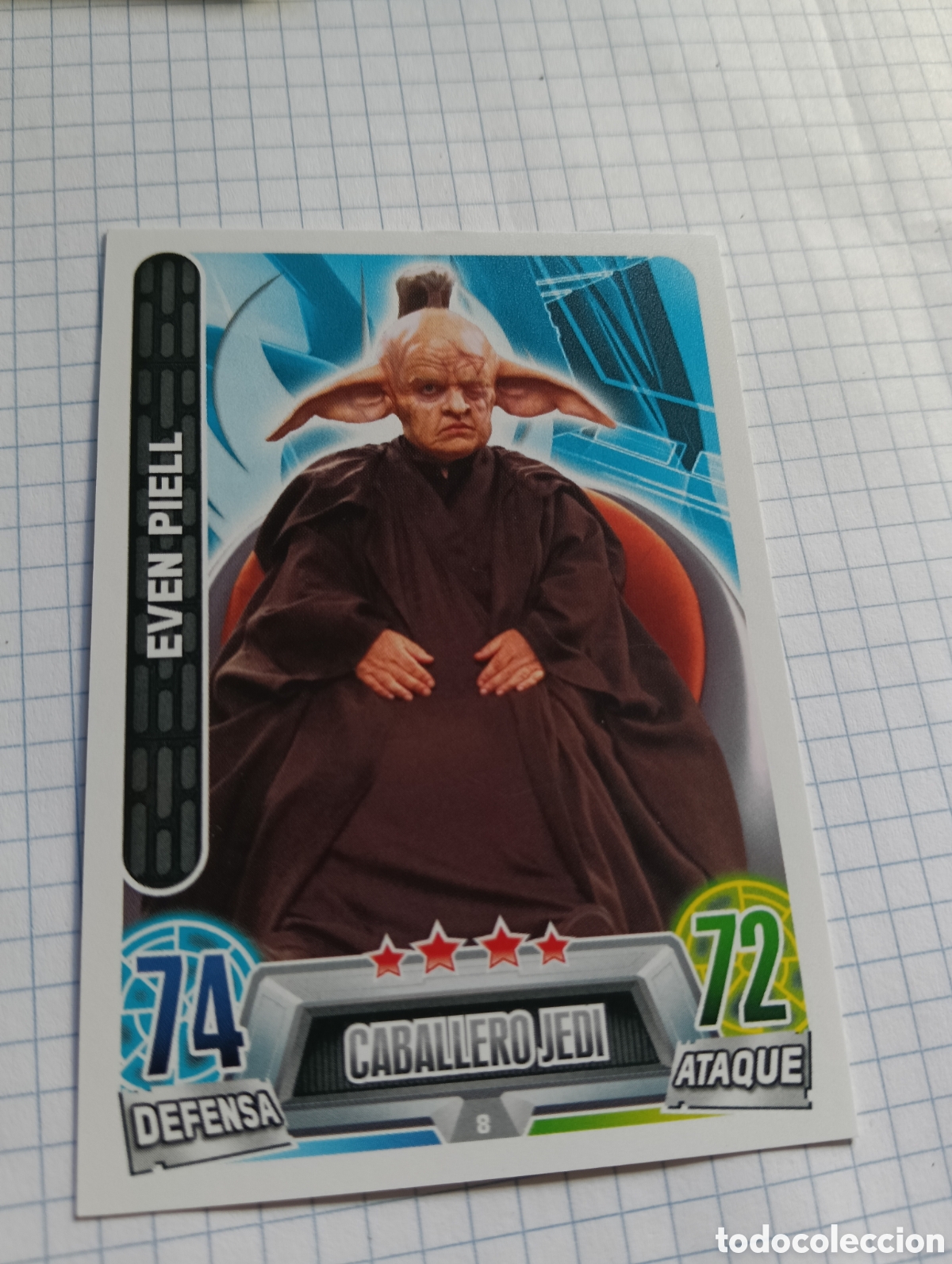 Trading Cards: Carta Star Wars Force Attax N&deg;08