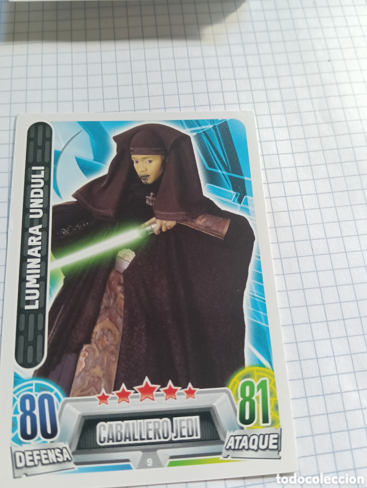 Trading Cards: Carta Star Wars Force Attax N&deg;09