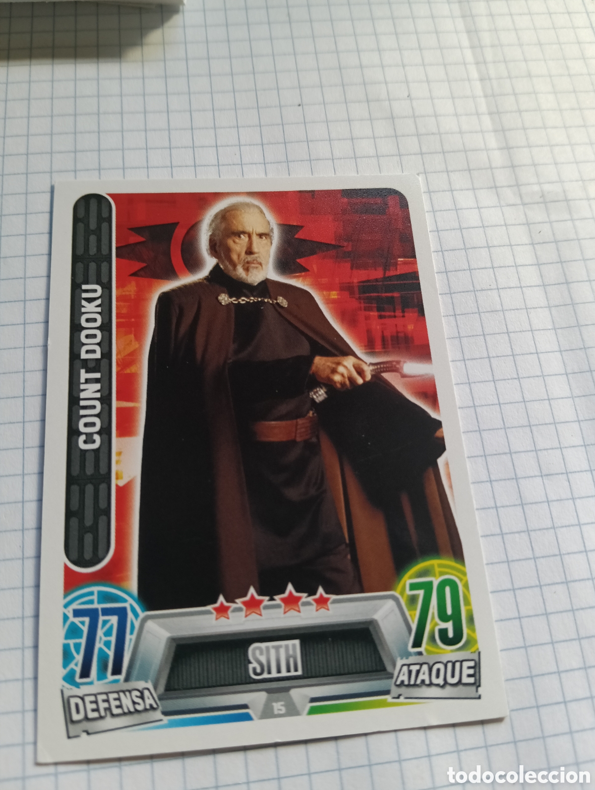 Trading Cards: Carta Star Wars Force Attax N&deg;15