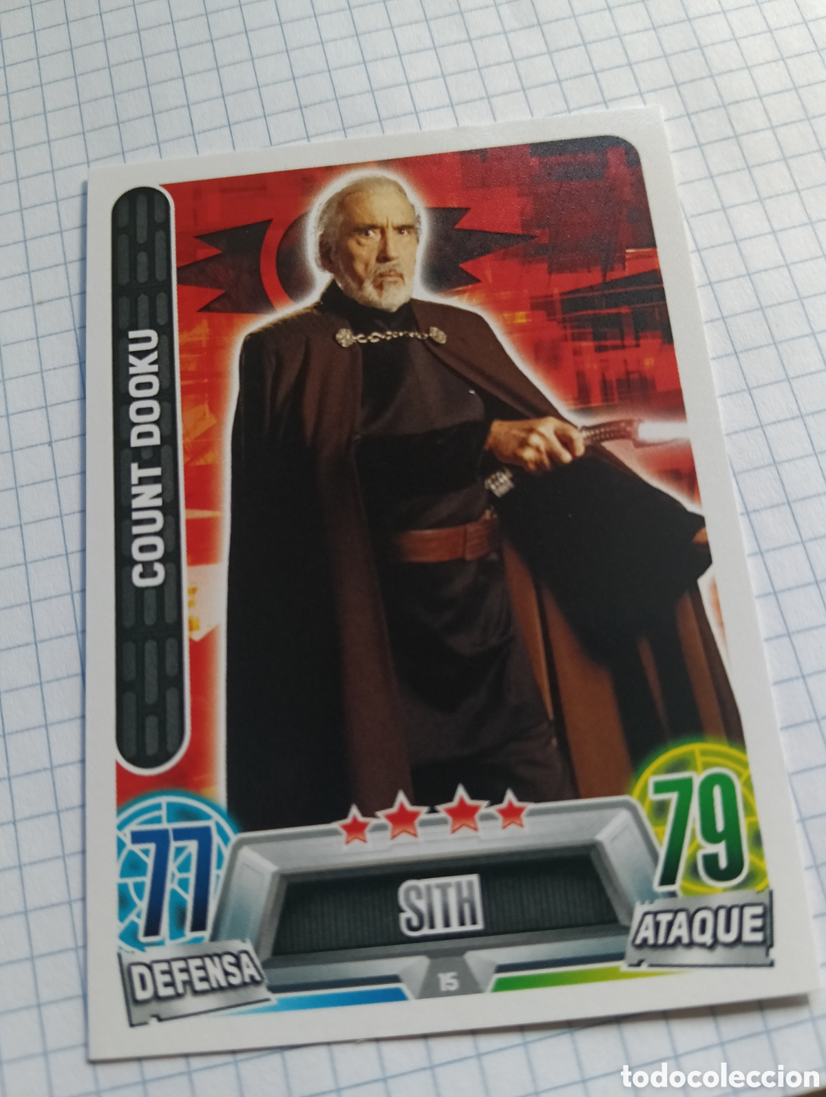 Trading Cards: Carta Star Wars Force Attax N&deg;15
