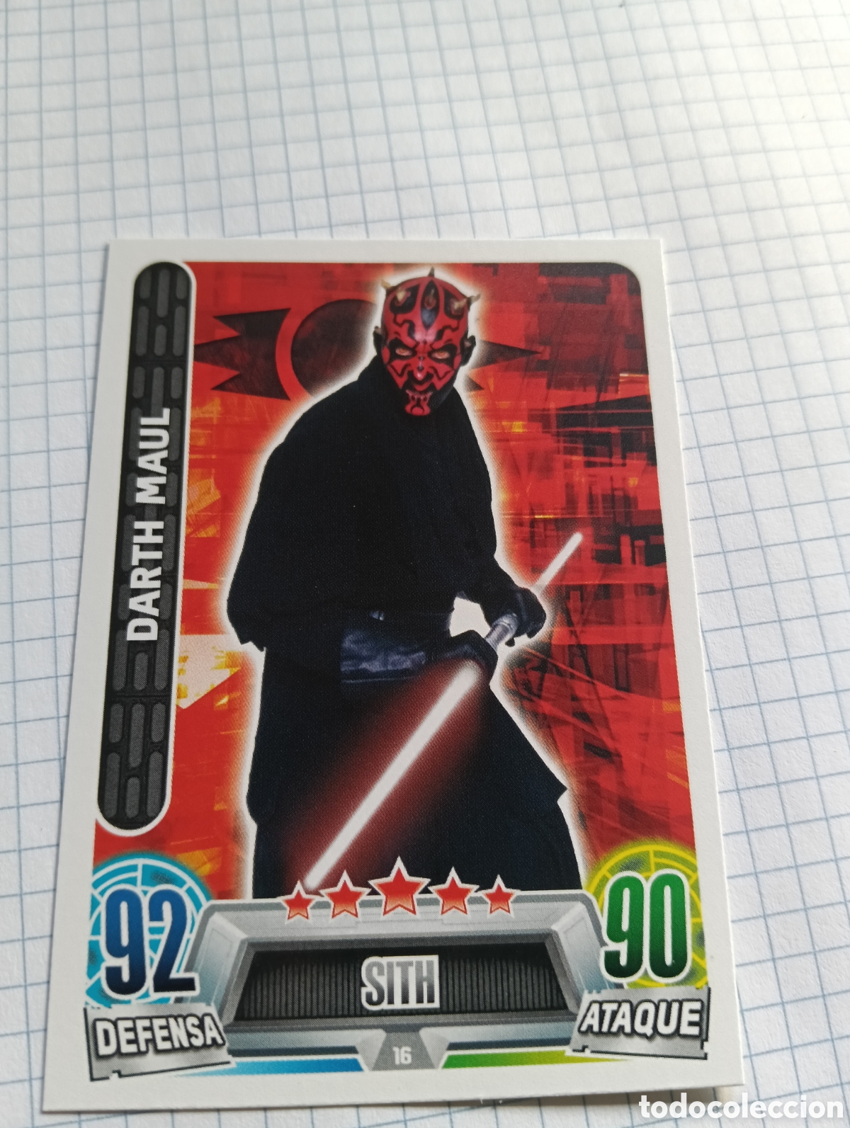 Trading Cards: Carta Star Wars Force Attax N&deg;16