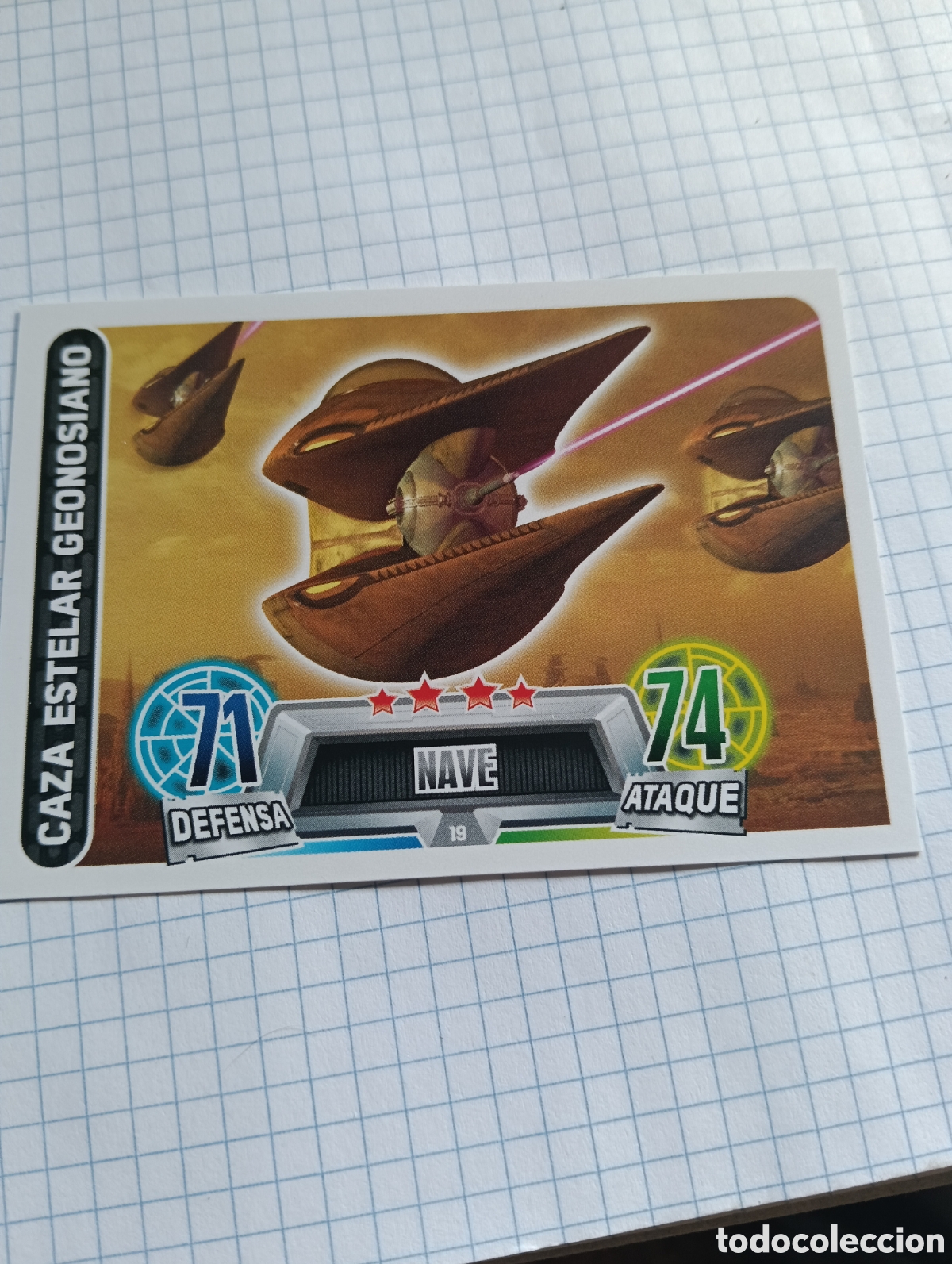 Trading Cards: Carta Star Wars Force Attax N&deg;19