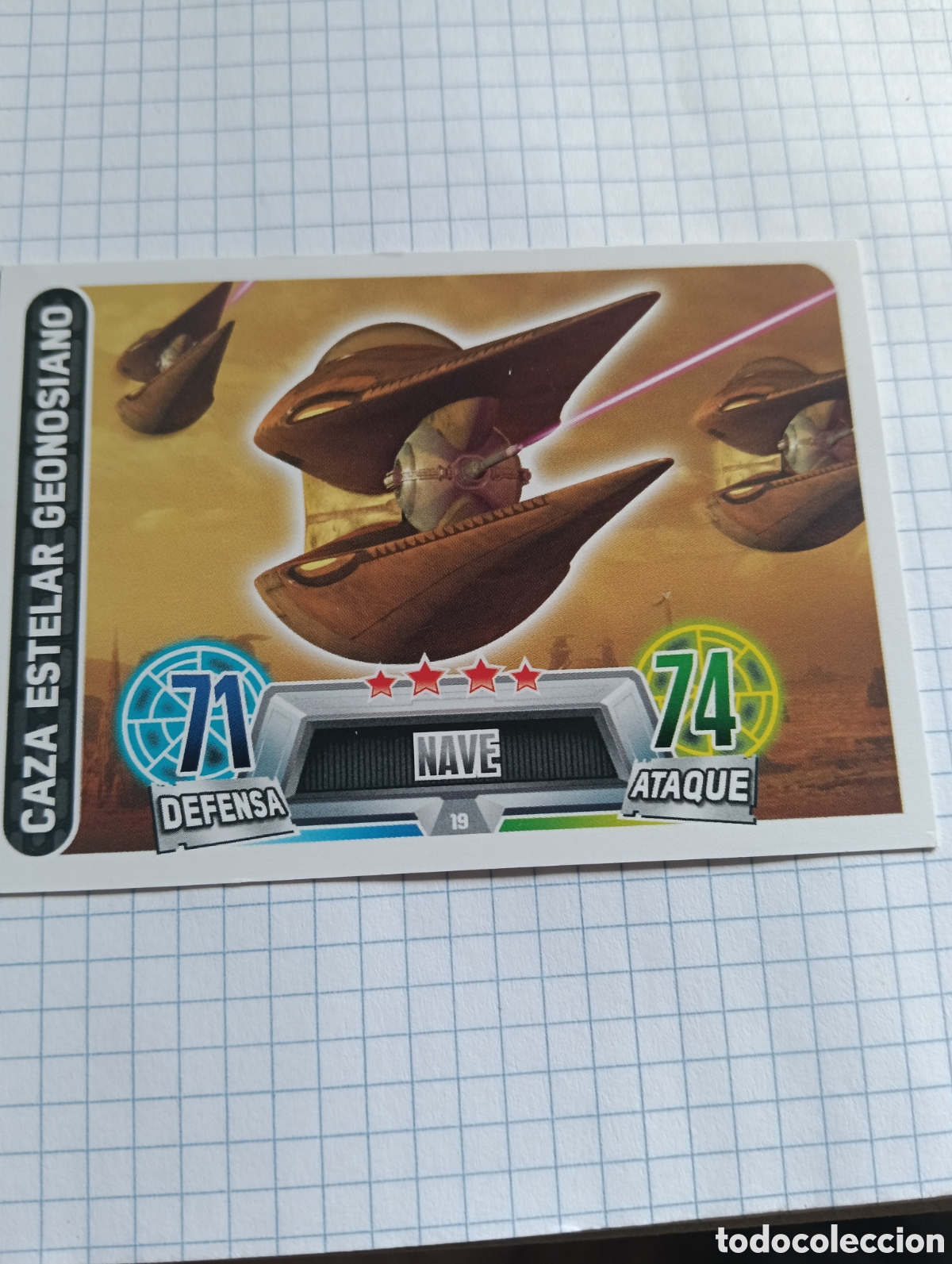 Trading Cards: Carta Star Wars Force Attax N&deg;19