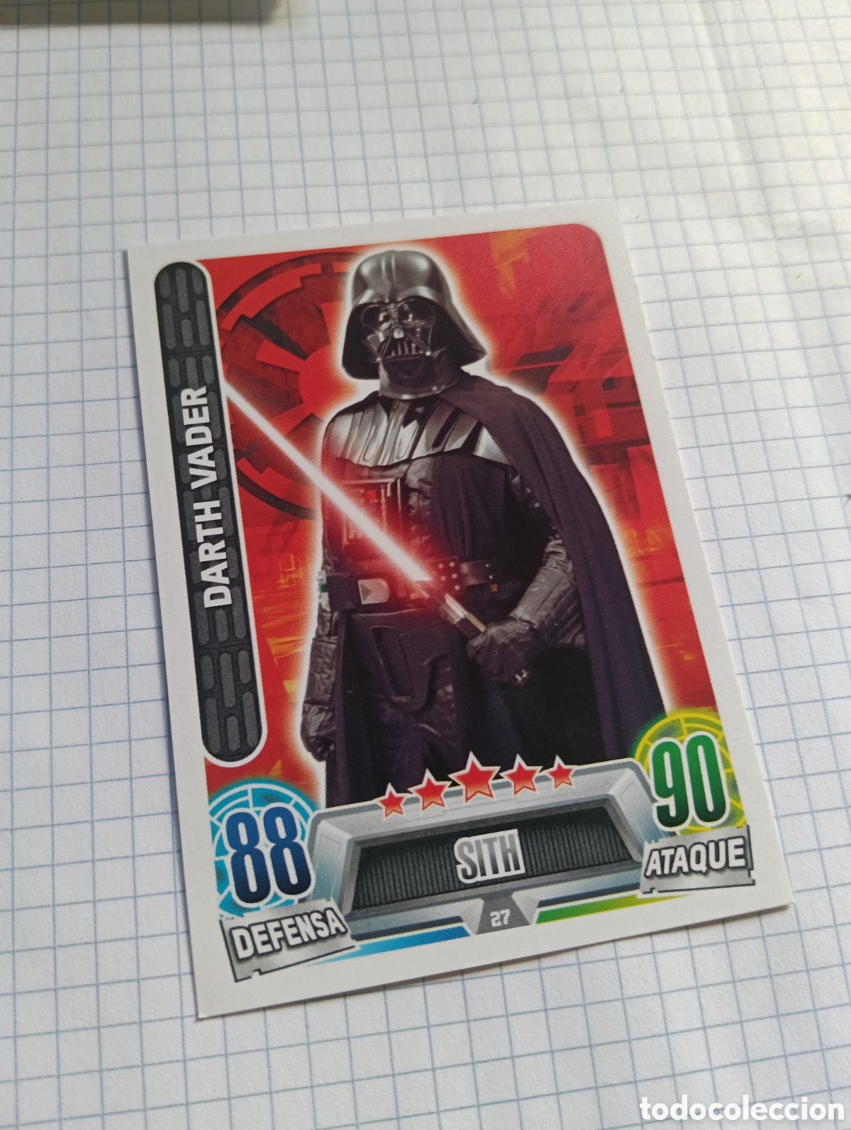 Trading Cards: Carta Star Wars Force Attax N&deg;27