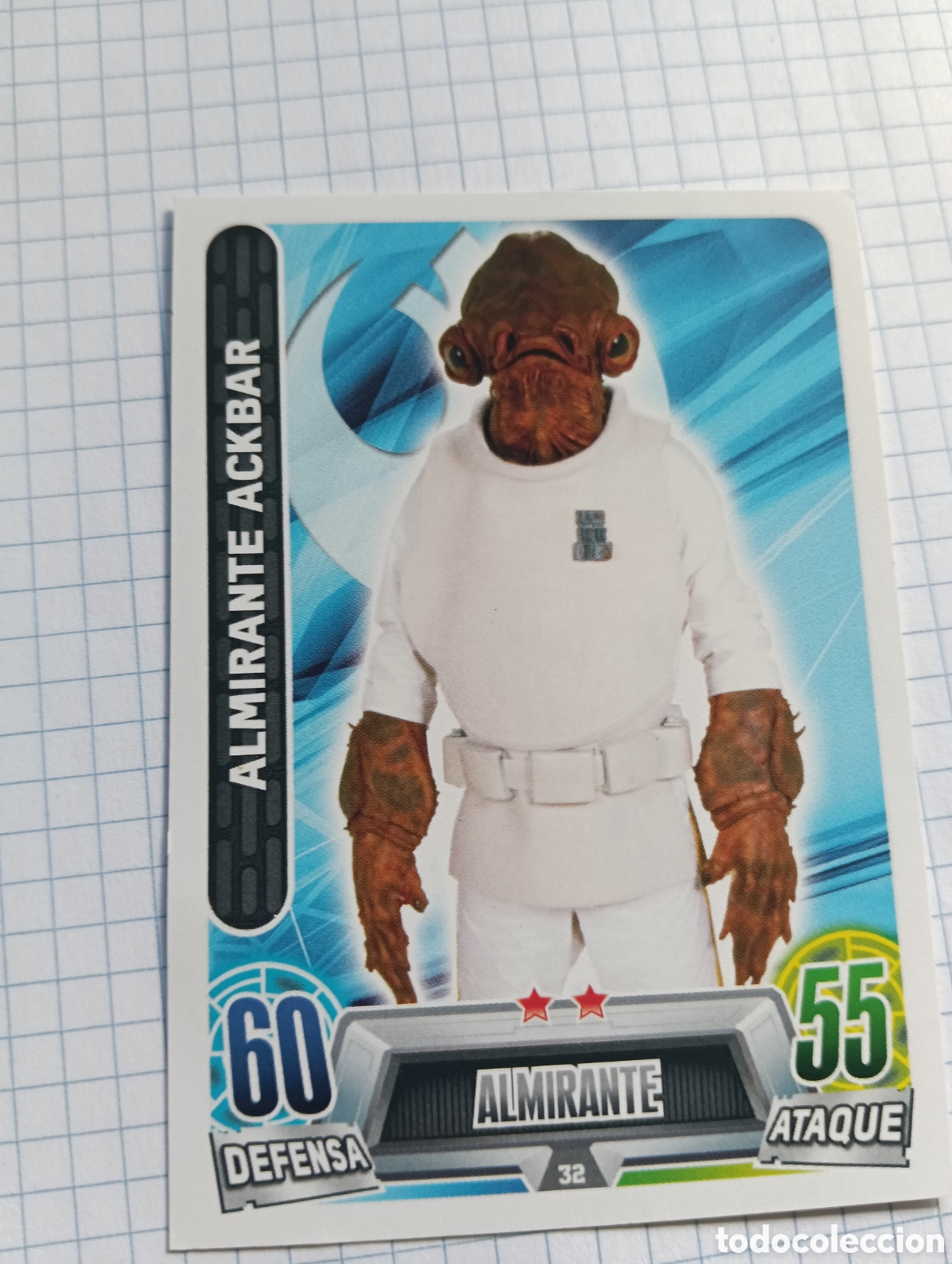 Trading Cards: Carta Star Wars Force Attax N&deg;32