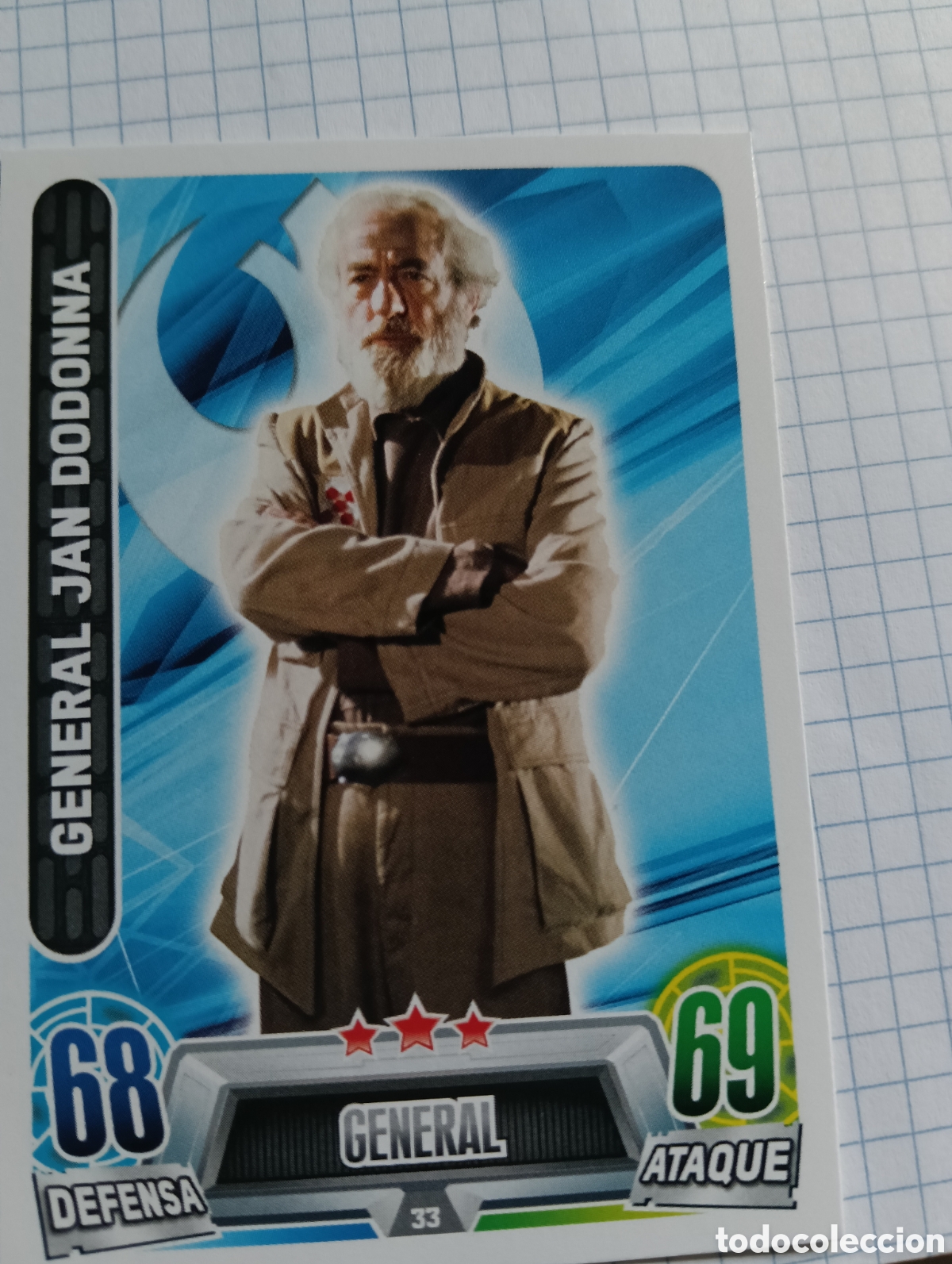 Trading Cards: Carta Star Wars Force Attax N&deg;33