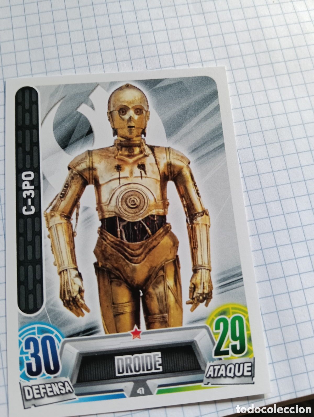 Trading Cards: Carta Star Wars Force Attax N&deg;41