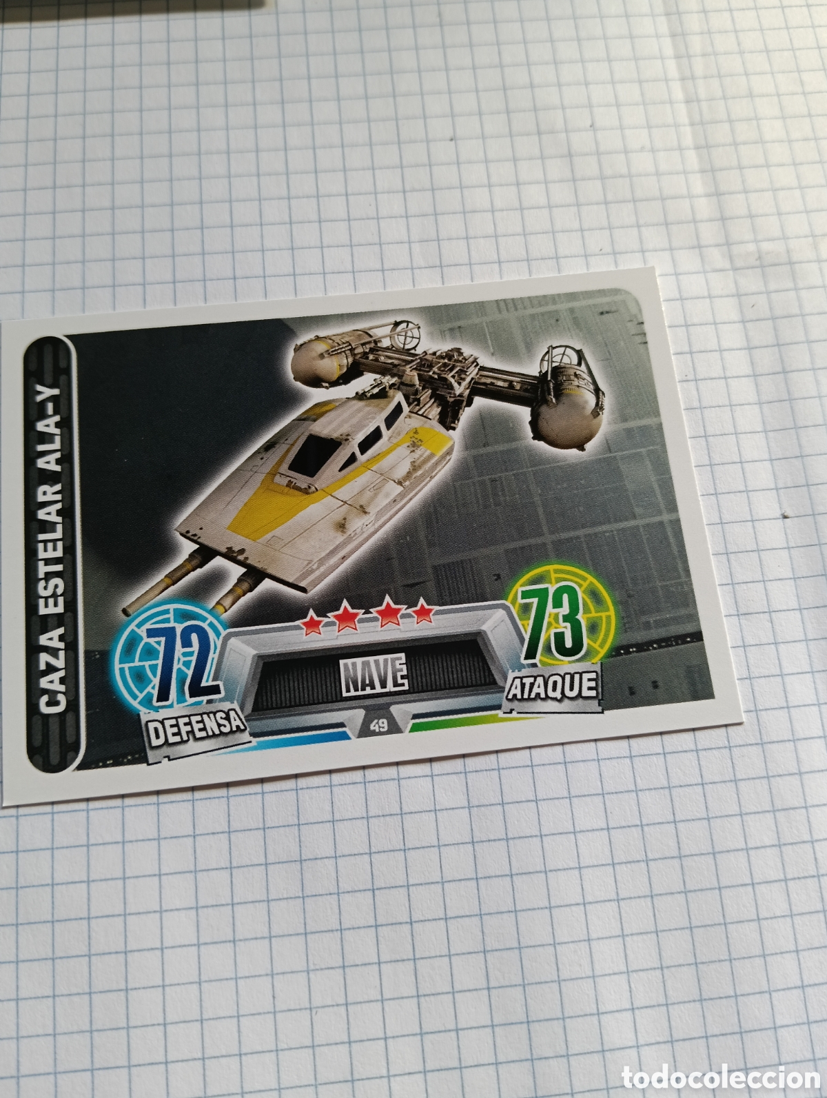Trading Cards: Carta Star Wars Force Attax N&deg;49