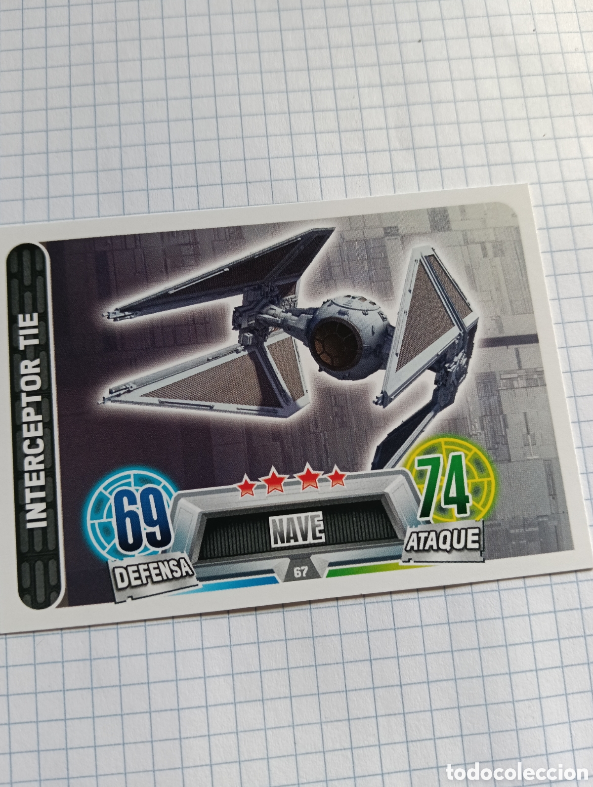 Trading Cards: Carta Star Wars Force Attax N&deg;67