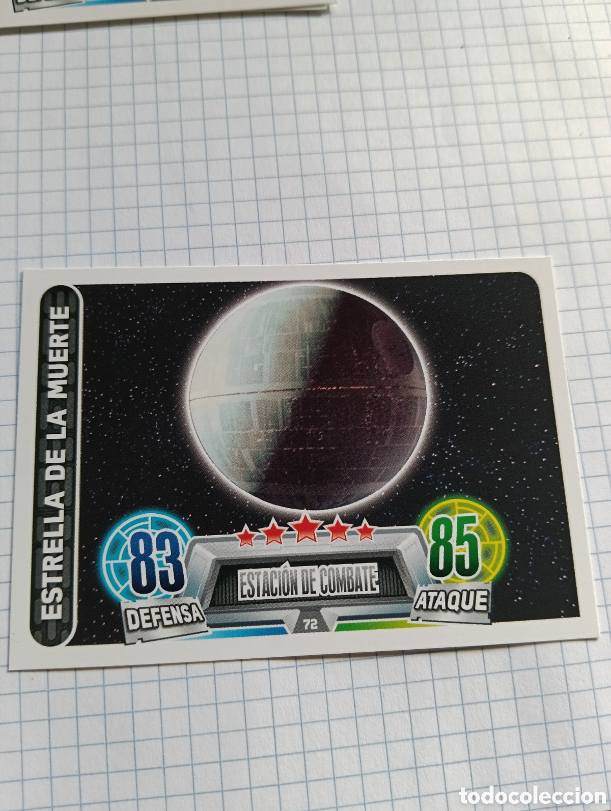 Trading Cards: Carta Star Wars Force Attax N&deg;72
