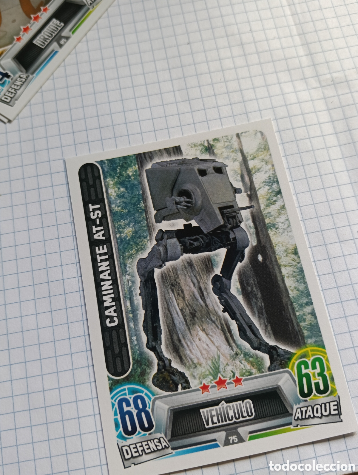 Trading Cards: Carta Star Wars Force Attax N&deg;75