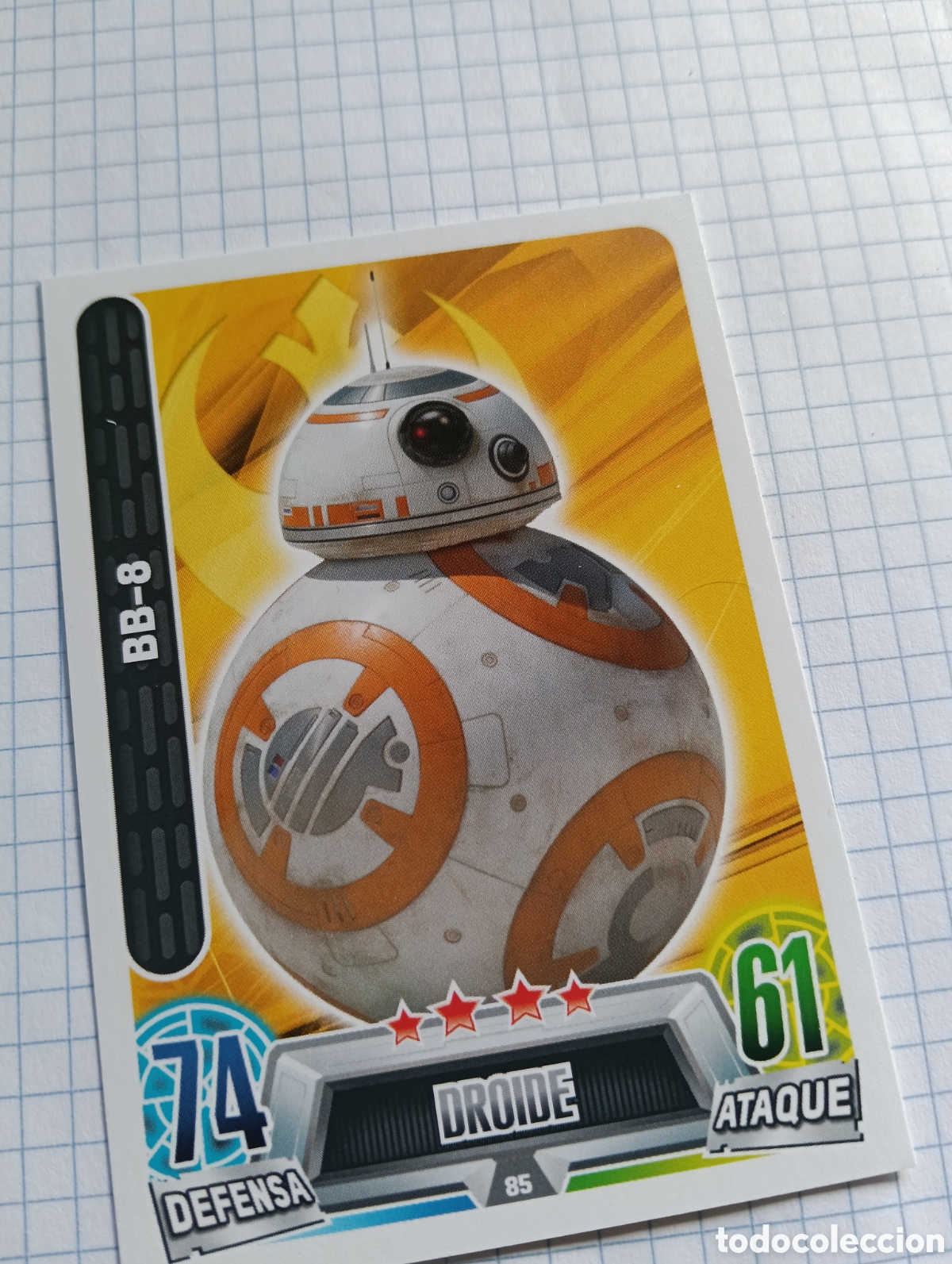 Trading Cards: Carta Star Wars Force Attax N&deg;85