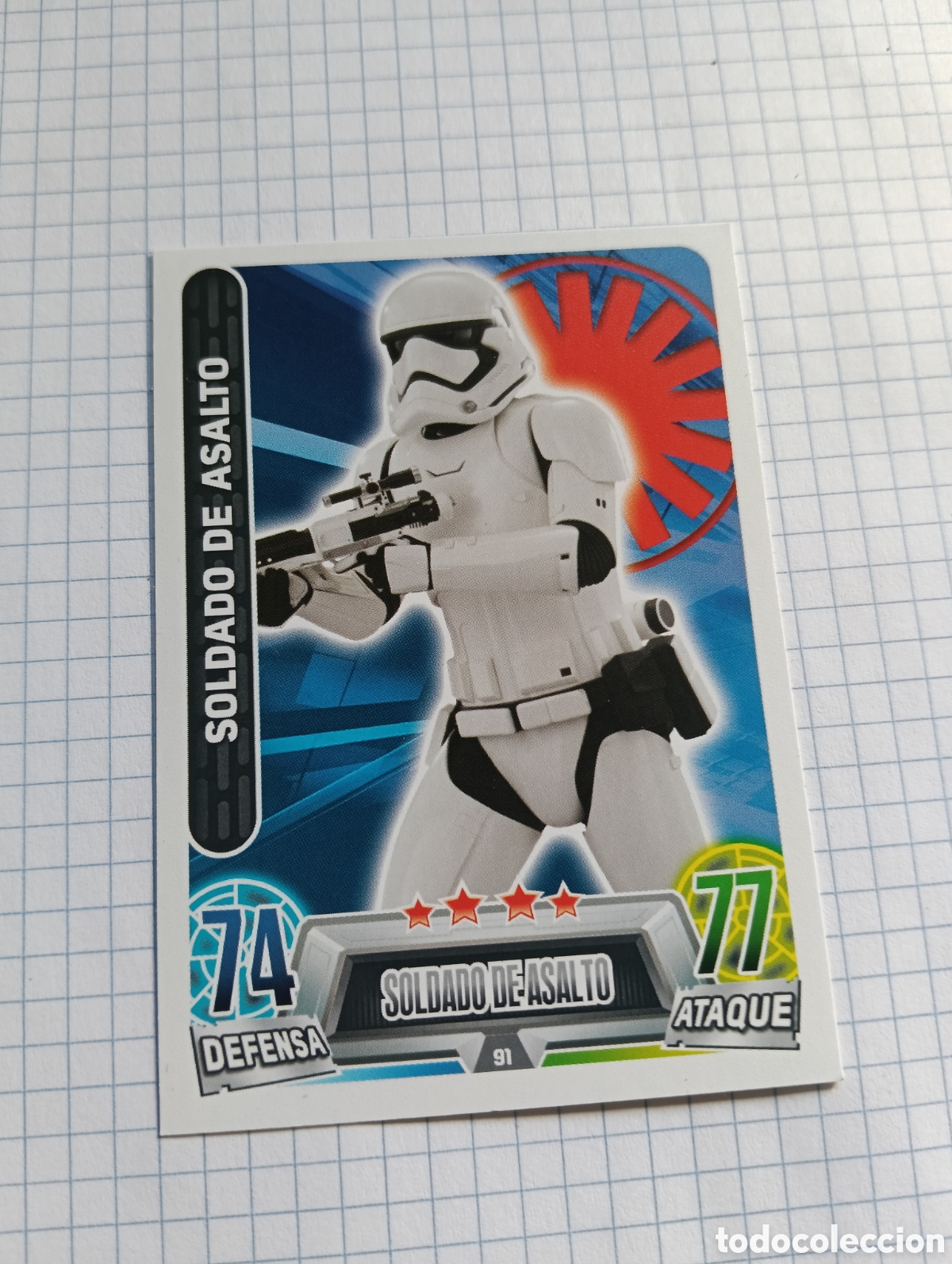 Trading Cards: Carta Star Wars Force Attax N&deg;91