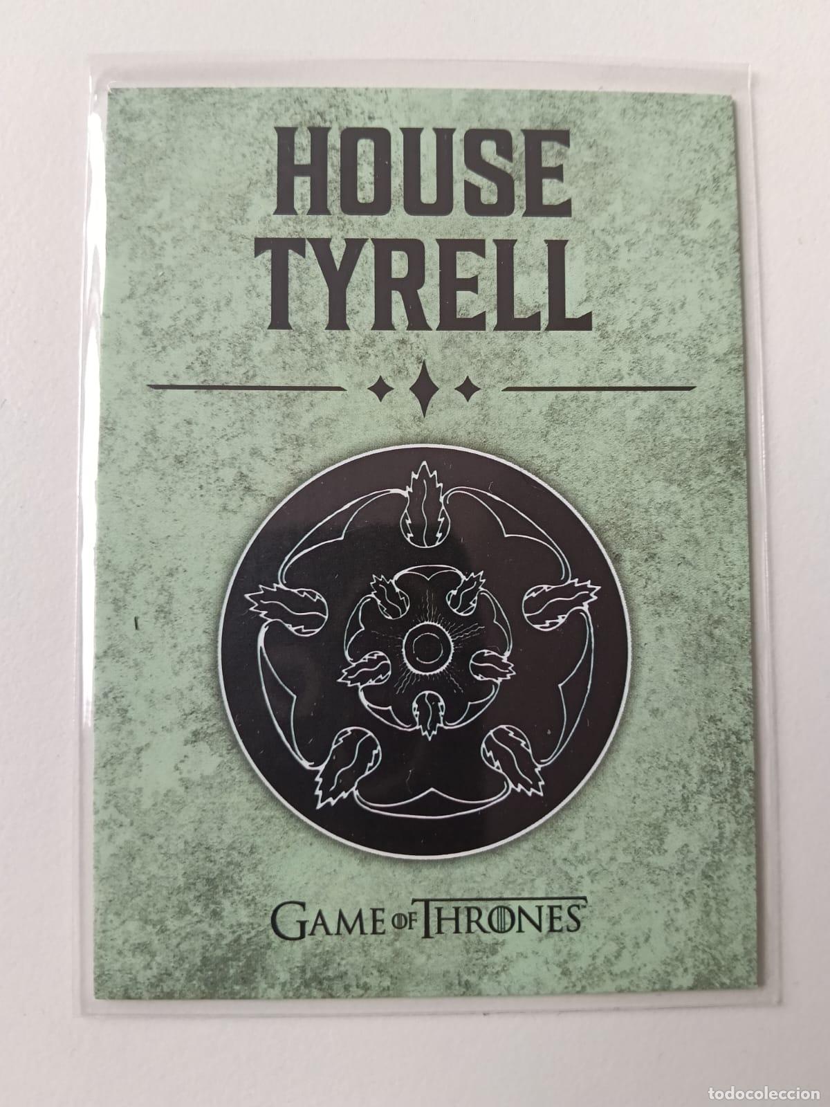 Trading Cards: CARD HOUSE TYRELL - JUEGO DE TRONOS - GAME OF THRONES