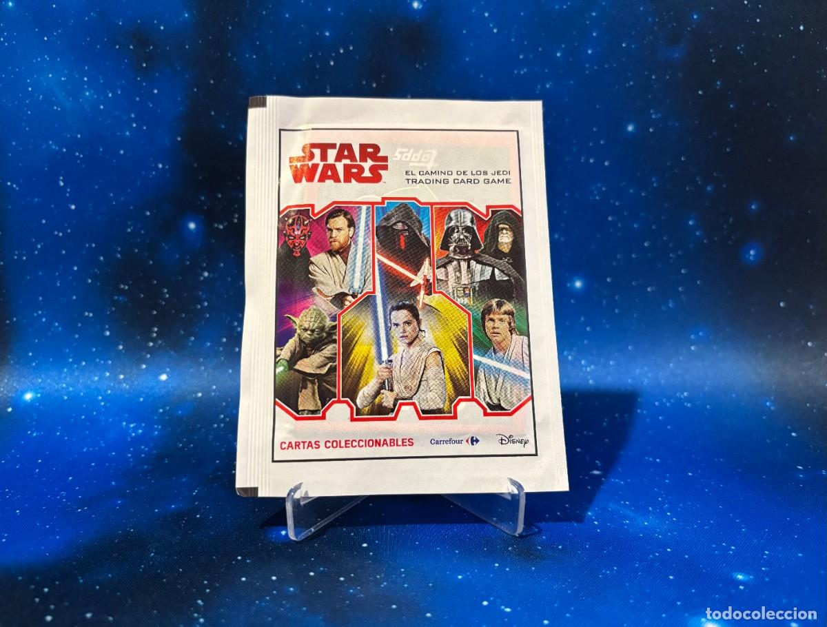 Trading Cards: Lote 20 Sobres Star Wars Topps Sellados Trading Cards Disney Carrefour