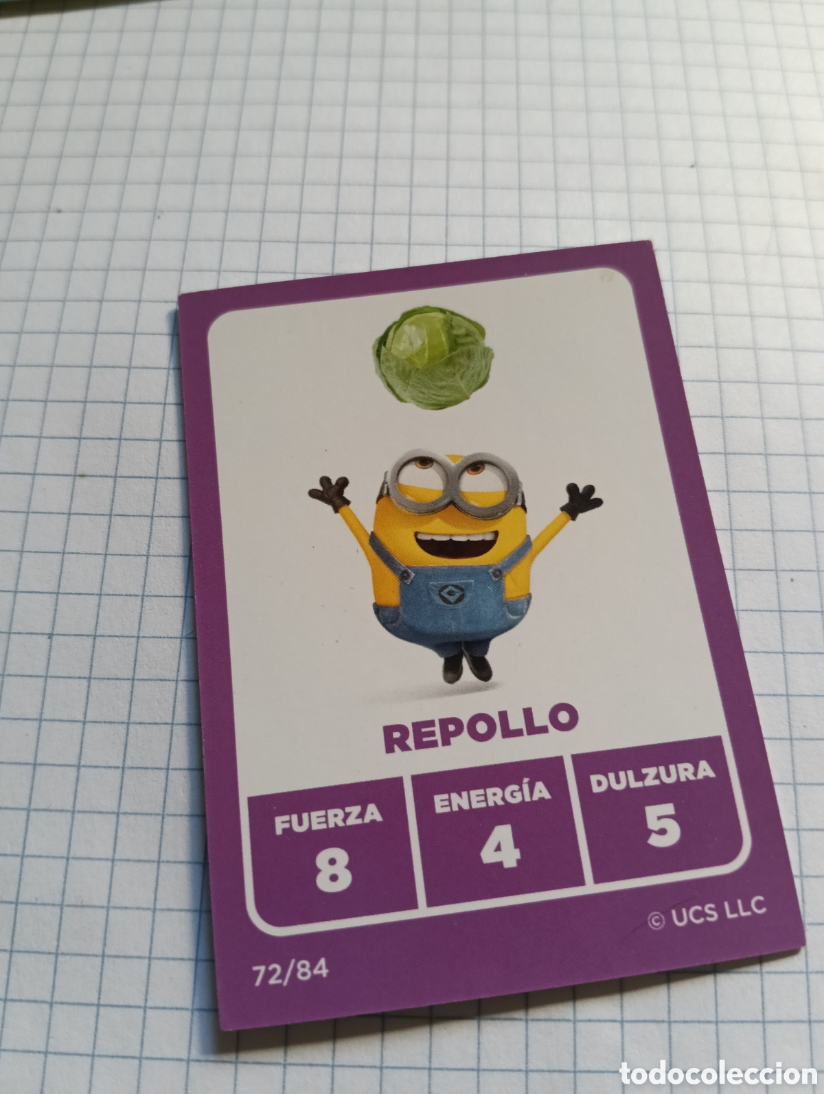 Trading Cards: 72 Cromo Minions Repollo Market Man&iacute;a 2023