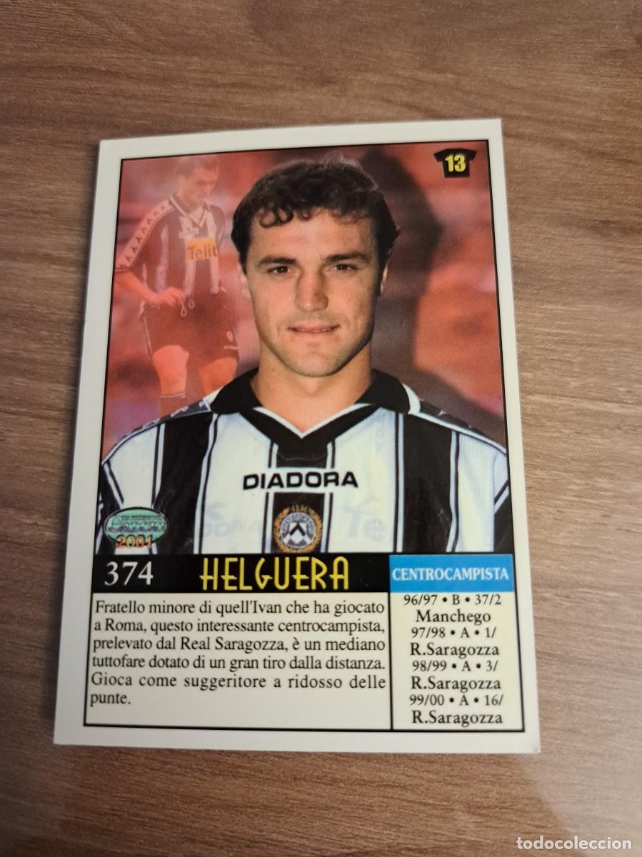 Trading Cards: Atenci&oacute;n seguidores del Zaragoza,Alav&eacute;s, Huesca Manchego. Card de Luis Helguera con el Udinese