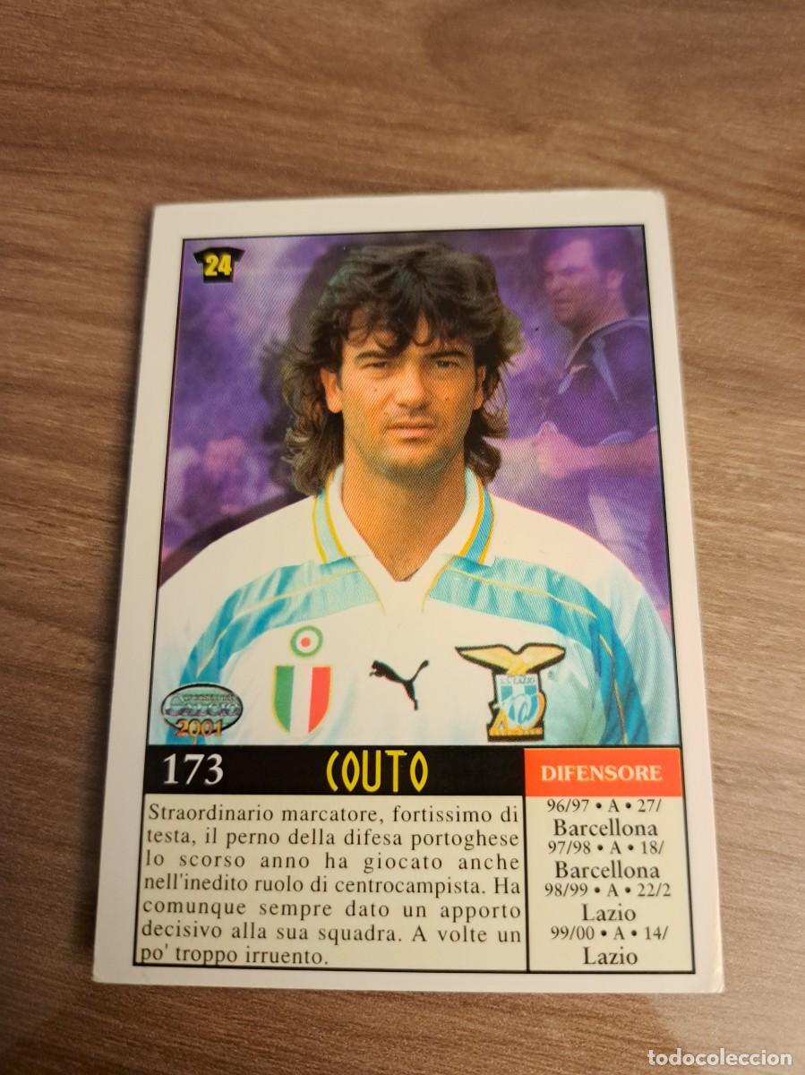 Trading Cards: Atenci&oacute;n seguidores del FC Barcelona. Card de Fernando Couto con la Lazio