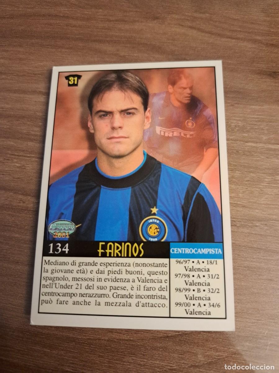 Trading Cards: Atenci&oacute;n seguidores del Valencia,Mallorca,Villarreal,H&eacute;rcules y Lec. Card de Farinos con el Inter Mi