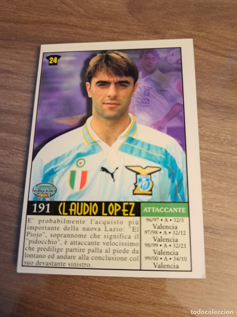 Trading Cards: Atenci&oacute;n seguidores del Valencia. Card de Claudio L&oacute;pez con la Lazio