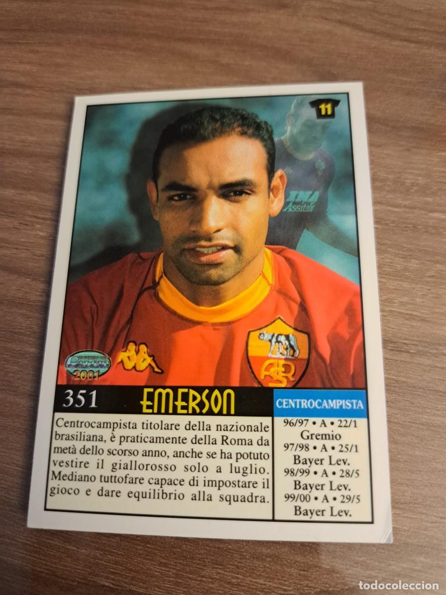 Trading Cards: Atenci&oacute;n seguidores del Real Madrid. Card de Emerson con la AS Roma