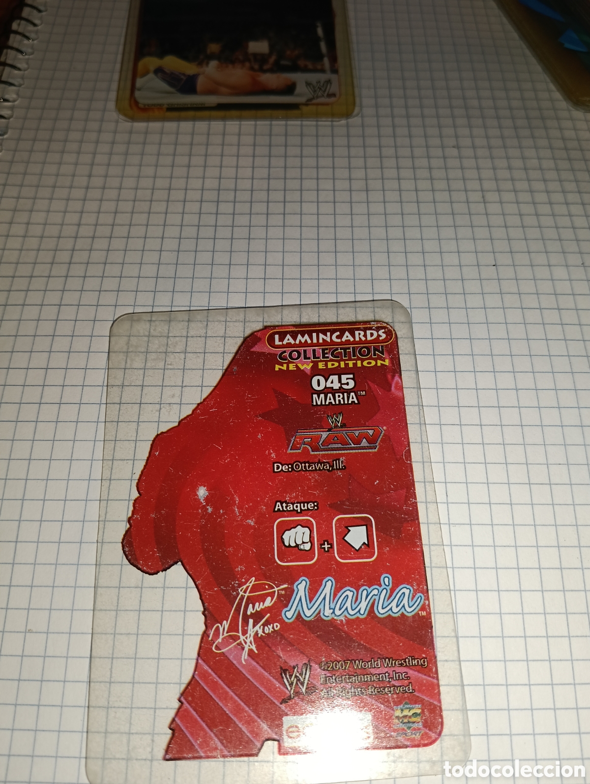 Trading cards: Carta Smack Down Lamincards 45 - Foto 2