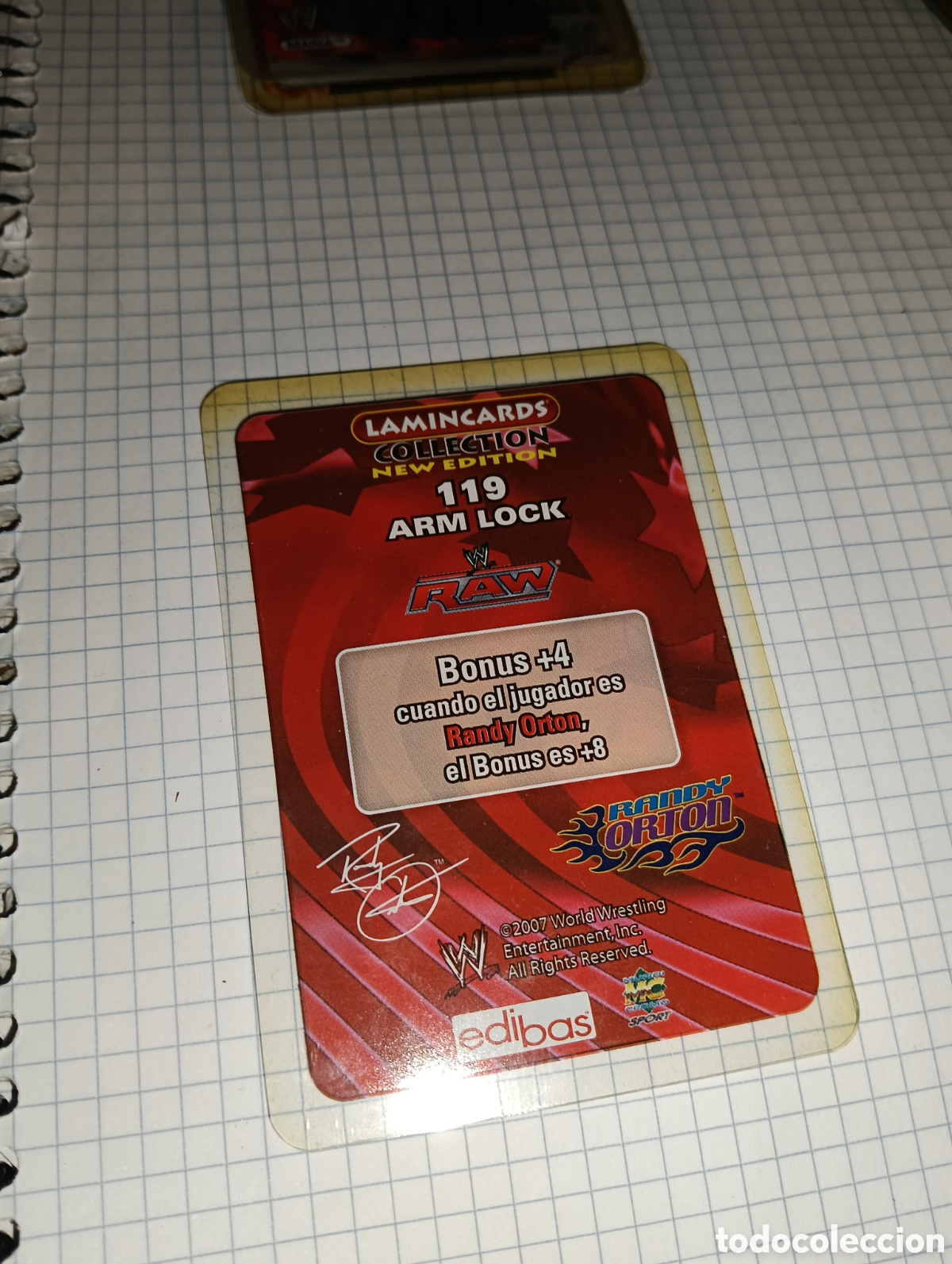 Trading cards: Carta Smack Down Lamincards 119 2007 - Foto 2