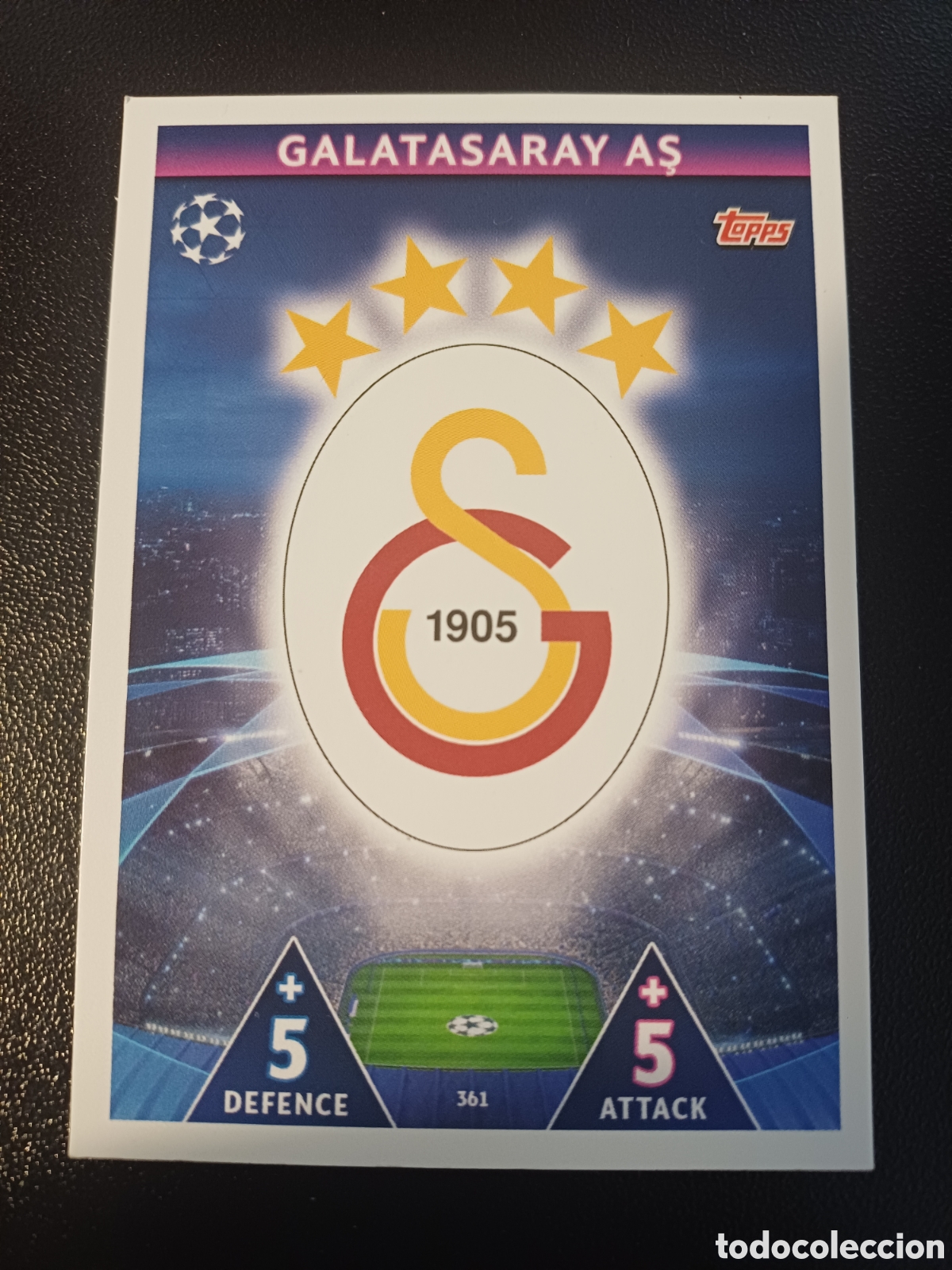 Sammelkarten: #361 ESCUDO GALTASARAY AS TOPPS MATCH ATTAX 2018/19