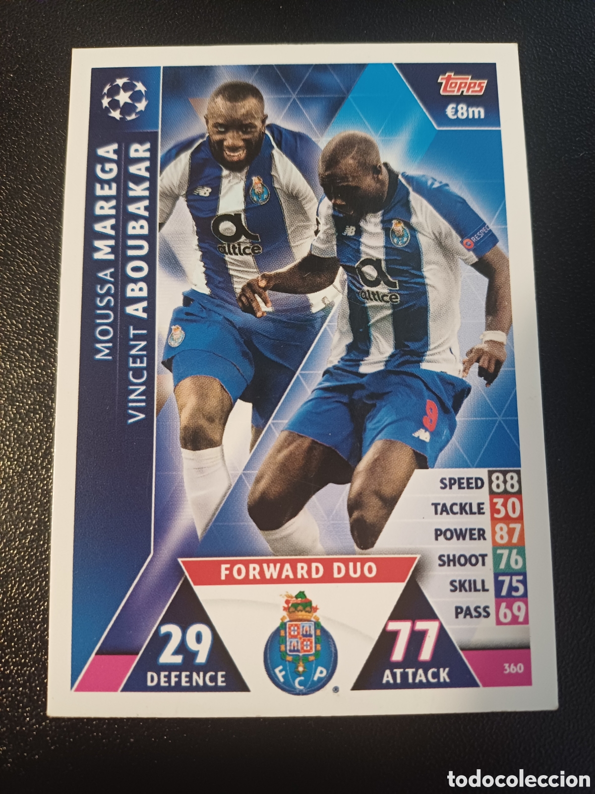 Sammelkarten: #360 MAREGA ABOUBKAR FORWARD DUO PORTO FC TOPPS MATCH ATTAX 2018/19