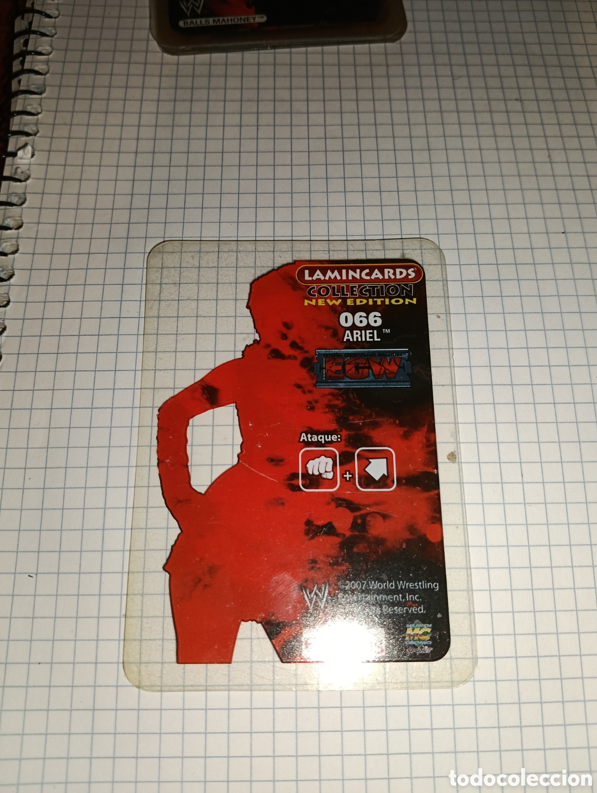 Trading cards: Carta Smack Down Lamincards 66 2007 - Foto 2