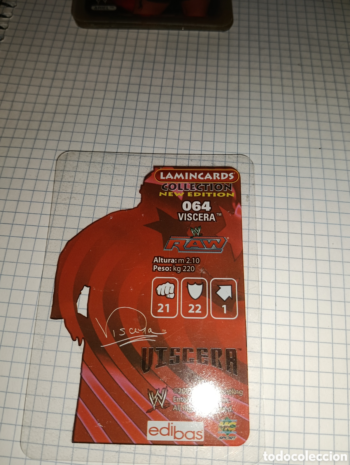 Trading cards: Carta Smack Down Lamincards 64 2007 - Foto 2