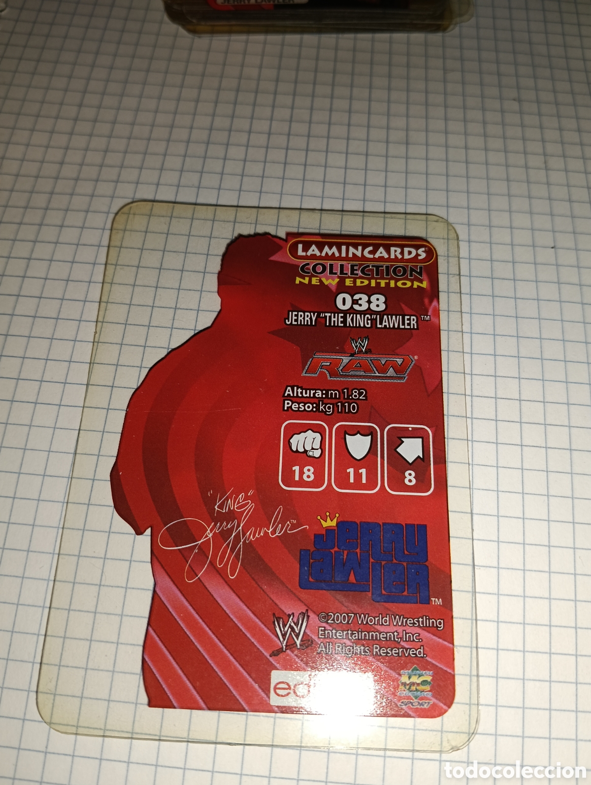 Trading cards: Carta SmackDown Lamincards 38 2007 - Foto 2