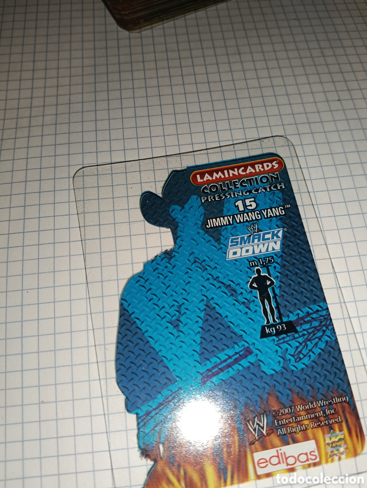 Trading cards: Carta SmackDown Lamincards 15 2007 - Foto 2