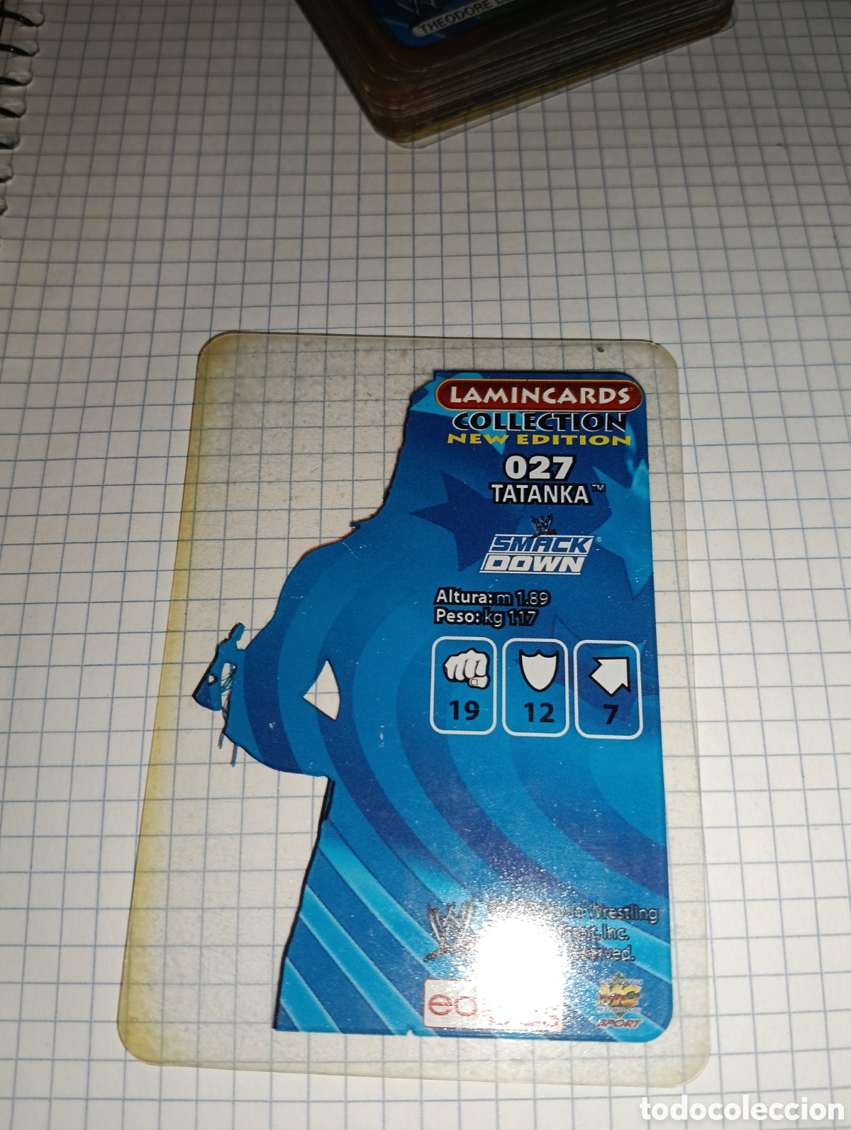 Trading cards: Carta SmackDown Lamincards 27 2007 - Foto 2