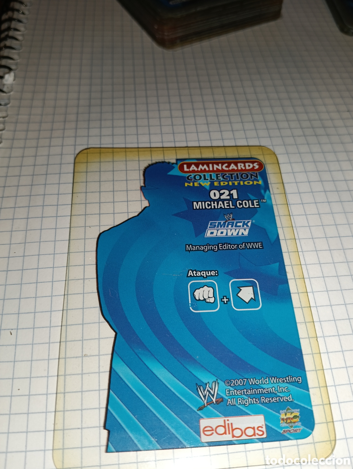 Trading cards: Carta SmackDown Lamincards 21 2007 - Foto 2