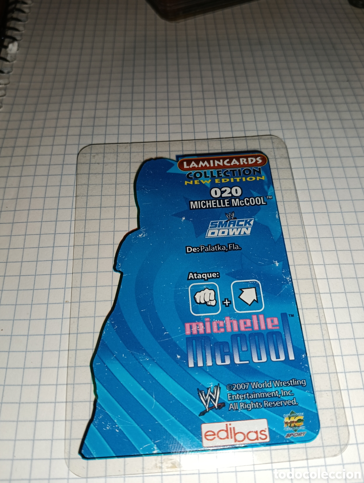 Trading cards: Carta SmackDown Lamincards 20 2007 - Foto 2